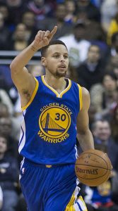 Stephen Curry (B – 1988) on the Golden State Warriors
