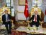 Turkish President Recep Tayyip Erdogan and NATO Secretary General Jens Stoltenberg (left) met in Istanbul Monday.
