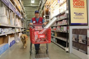A Disabled Air Force Veteran Needed A Job. So Lowe’s Hired Him – And His Service Dog.