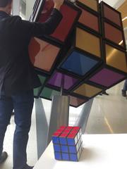 University Of Michigan Unveils 1,500-Pound Rubik’s Cube