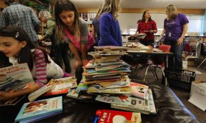 A School Librarian Leads Drive That’s Netted 1,000 Books For Homeless Students