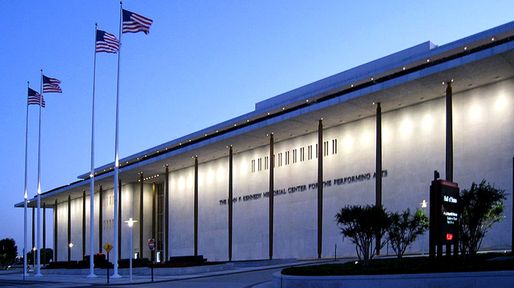 The John F. Kennedy Center for the Performing Arts on the Potomac River