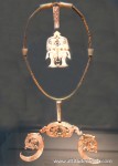 Pendant, China, Jade and Gold, 3rd Century BC