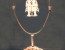 Pendant, China, jade and gold, 3rd century BC