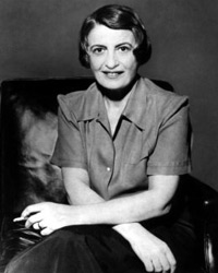 Ayn Rand, Russian author/philosopher